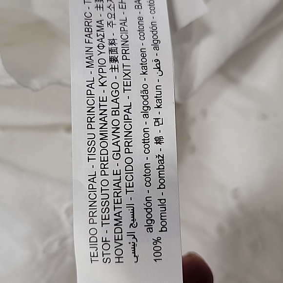 Zara Size M White Eyelet Fit & Flare Halter Mini Dress, NEW with Tag - Picture 13 of 13